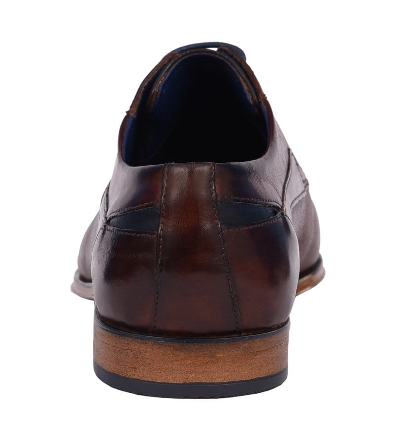 Bugatti Mens Bugatti Mens Brown Leather Dress Shoe 311-42010-3500