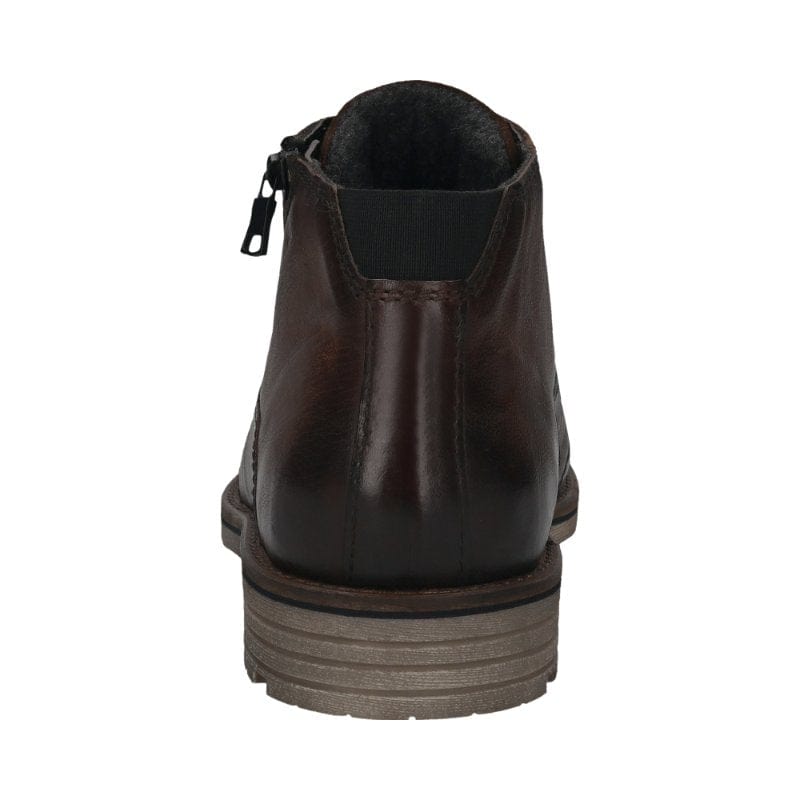 Bugatti Mens Bugatti Mens Brown Side Zip Boots 321-AU031-3200