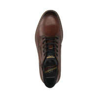Bugatti Mens Bugatti Mens Brown Side Zip Leather Shoes 311-AOC30-3100