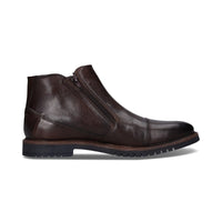 Bugatti Mens Bugatti Mens Brown Side Zip Leather Shoes 331-8373Q-4100