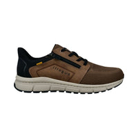 Bugatti Mens Bugatti Mens Brown Zipper Lace Up Sonic Exko Trainer SS26 332-AOS05-6950