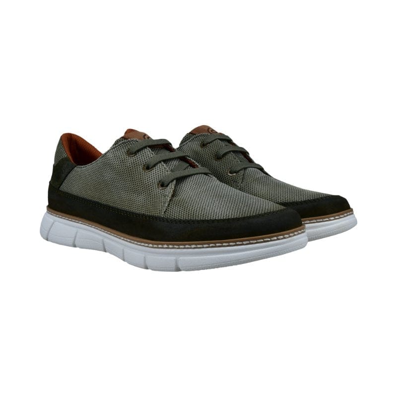 Bugatti Mens Bugatti Mens Green Lace Up Trainer SS26 321-ASR02-6955-7171