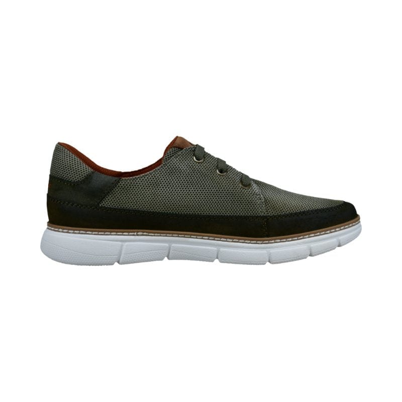 Bugatti Mens Bugatti Mens Green Lace Up Trainer SS26 321-ASR02-6955-7171