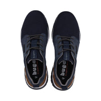 Bugatti Mens Bugatti Mens Navy Lace Up Irish Trainer 322-ADW01-6900