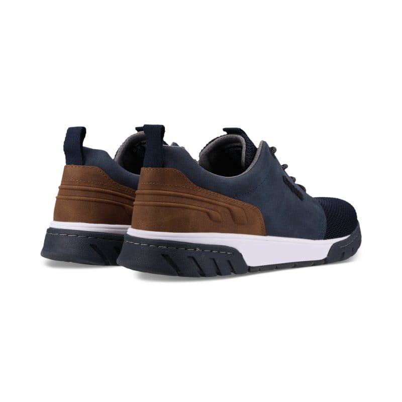 Bugatti Mens Bugatti Mens Navy Lace Up Irish Trainer 322-ADW01-6900