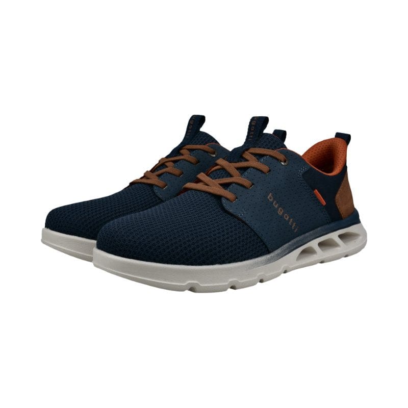 Bugatti Mens Bugatti Mens Navy Lace Up Joel Trainer SS26 321-AW503-6900