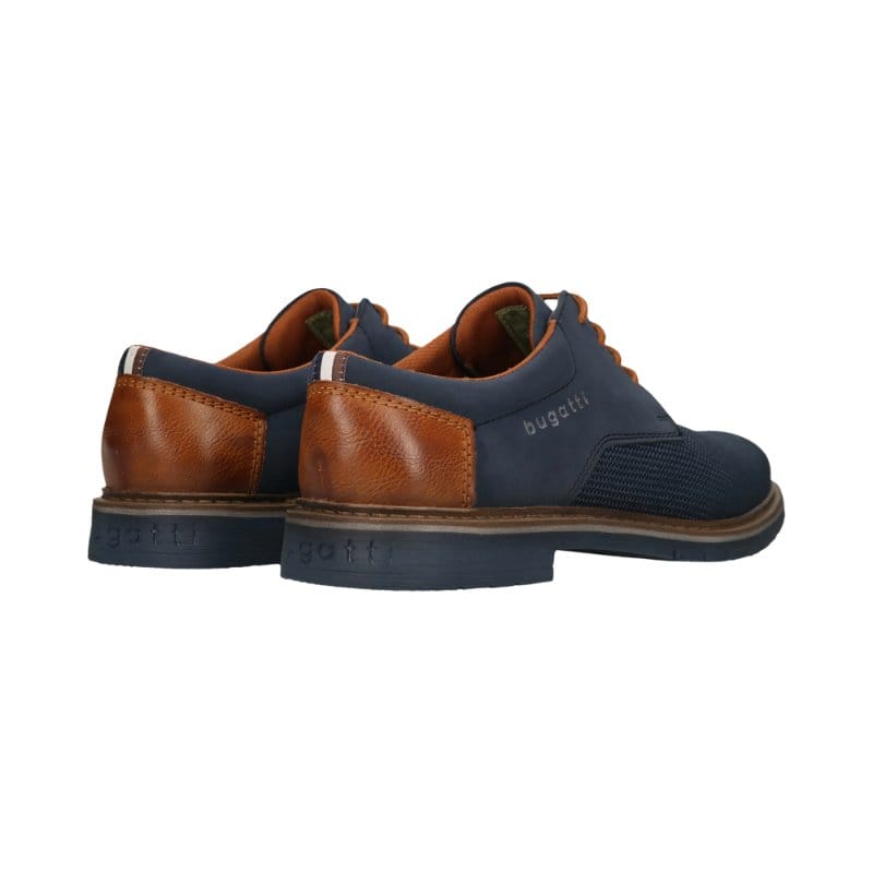 Bugatti Mens Bugatti Mens Navy Lace Up Leather Carrion Shoes SS26 335-AVE01-6955