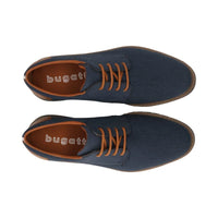 Bugatti Mens Bugatti Mens Navy Lace Up Leather Carrion Shoes SS26 335-AVE01-6955
