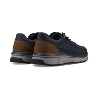 Bugatti Mens Bugatti Mens Navy Side Zip Sonic Exko Trainer 331-AOS01-5200