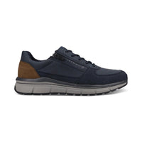 Bugatti Mens Bugatti Mens Navy Side Zip Sonic Exko Trainer 331-AOS01-5200