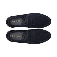 Bugatti Mens Bugatti Mens Navy Slip On Leather Trip Loafer SS26 311-AW660-1400