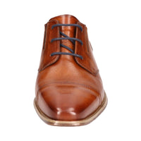 Bugatti Mens Bugatti Mens Tan Lace Up Dress Shoe Armo Comfort 311-96010-1000
