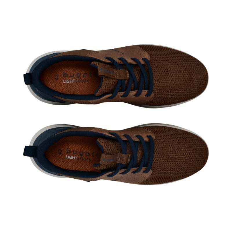 Bugatti Mens Bugatti Mens Tan Lace Up Joel Trainer SS26 321-AW503-6900