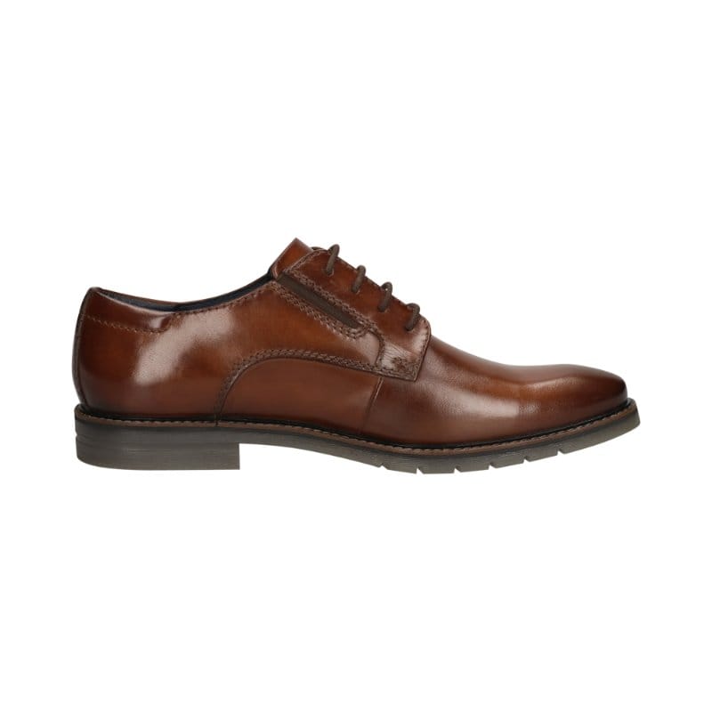 Bugatti Mens Bugatti Mens Tan Lace Up Leather Shoes 311-A9E10-1100