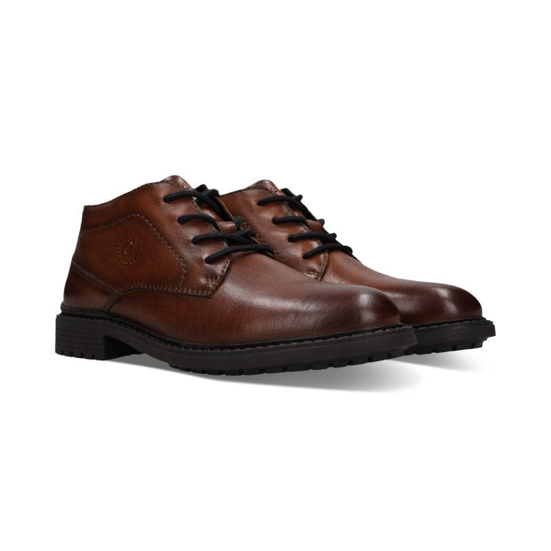 Bugatti Mens Bugatti Mens Tan Lace Up Leather Shoes 311-AYK30-1000