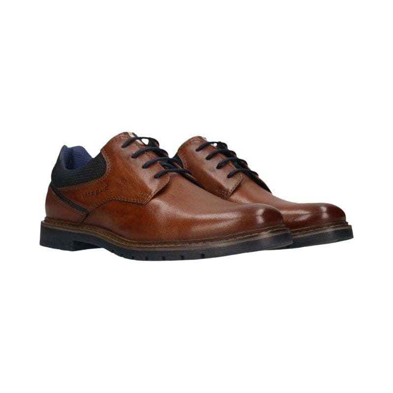 Bugatti Mens Bugatti Mens Tan Lace Up Leather Shoes SS26 331-AW202-1100