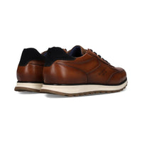 Bugatti Mens Bugatti Mens Tan Lace Up Leather Trainer 335-A021P-4000