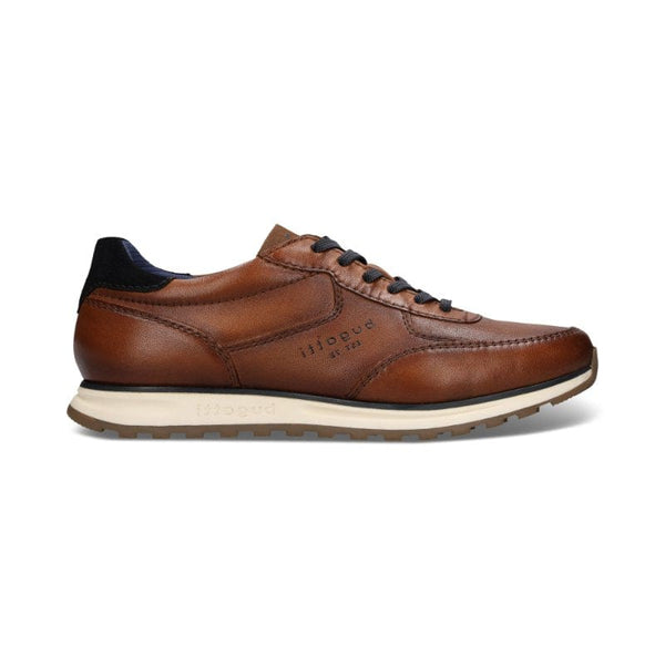 Bugatti Mens Bugatti Mens Tan Lace Up Leather Trainer 335-A021P-4000