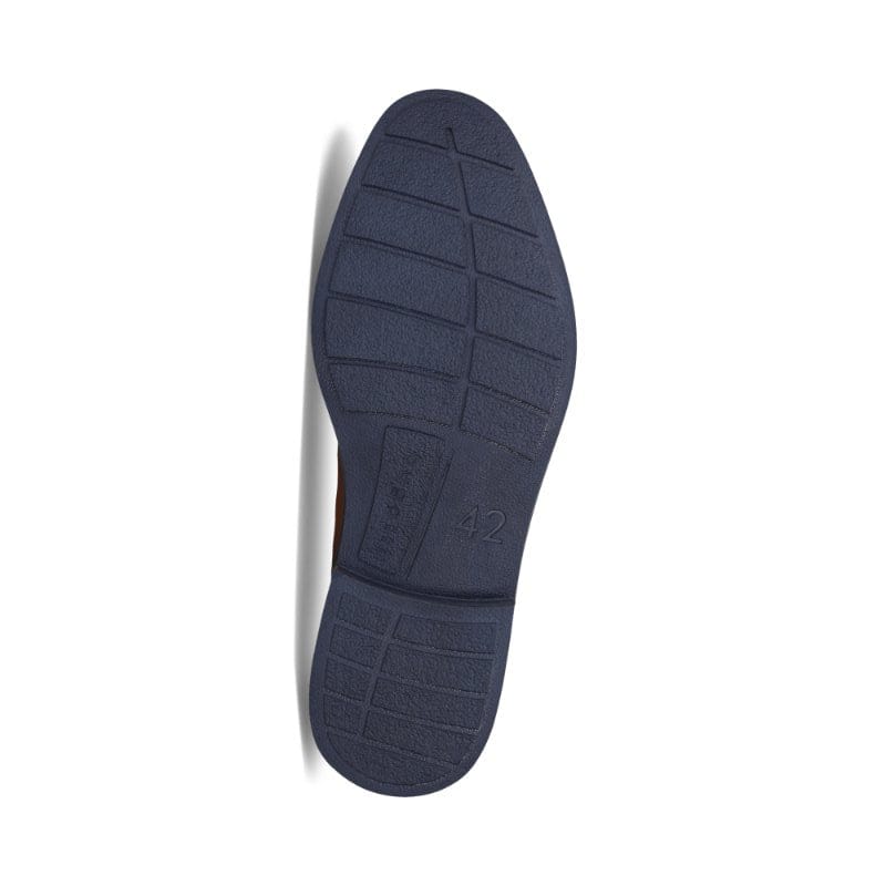 Bugatti Mens Bugatti Mens Tan Side Zip Leather Shoes 311-AOC33-3500