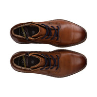 Bugatti Mens Bugatti Mens Tan Side Zip Leather Shoes 311-AOC33-3500