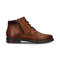 Bugatti Mens Bugatti Mens Tan Side Zip Leather Shoes 311-AOC33-3500