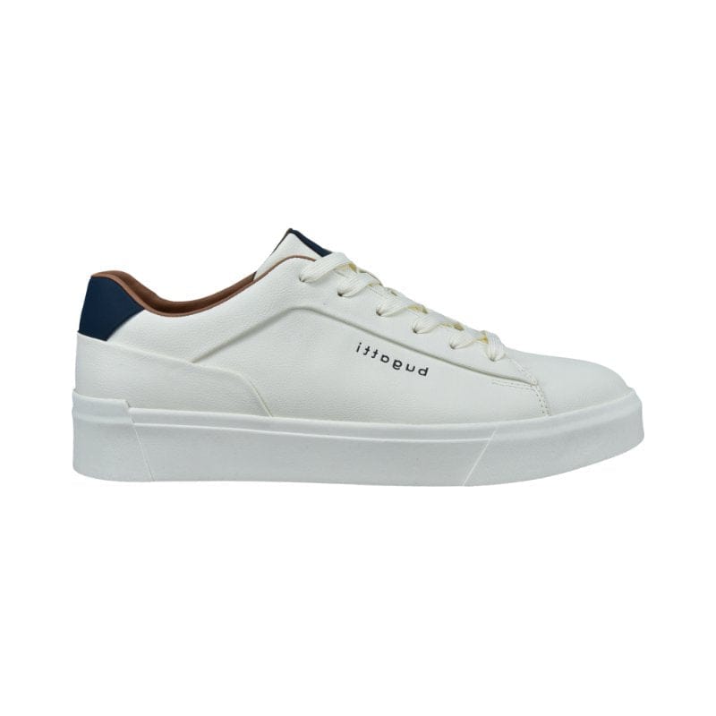 Bugatti Mens Bugatti Mens White Lace Up Trainer SS26 325-AMU01-5000-2100