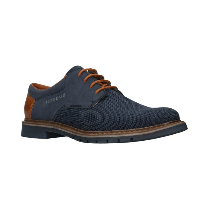 Bugatti Mens NAVY / 7UK Bugatti Mens Navy Lace Up Leather Carrion Shoes SS26 335-AVE01-6955