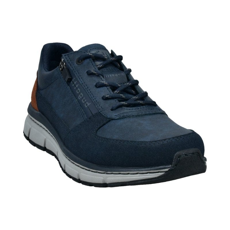 Bugatti Mens NAVY / 7UK Bugatti Mens Navy Lace Up Sonic Exko Trainer SS26 331-AOS01-5200