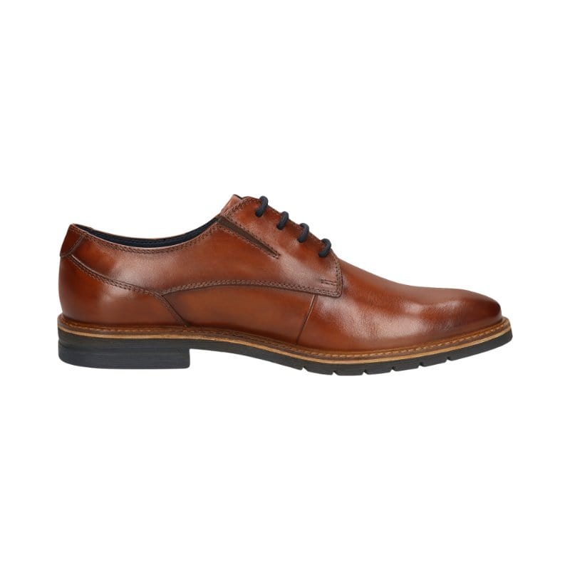 Bugatti Mens TAN / 7UK Bugatti Mens Tan Lace Up Dress Shoe Merlo 311-A9E08-1100