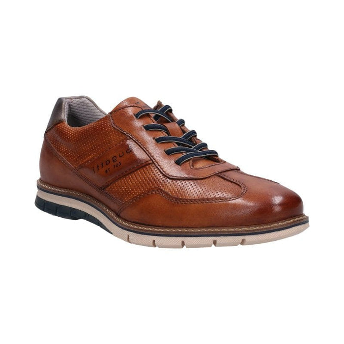 Bugatti Mens TAN / 7UK Bugatti Mens Tan Lace Up Leather Simone Comfort Shoes SS26 332-9711C-4100