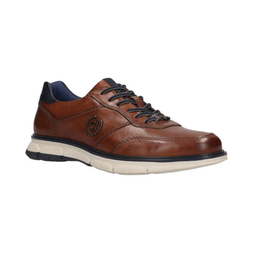 Bugatti Mens TAN / 8UK Bugatti Mens Tan Lace Up Leather Don Trainer SS26 331-AWB02-1100