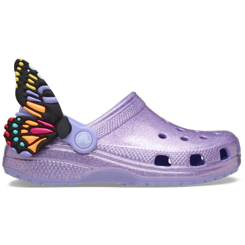 Crocs Kids Kids PURPLE / 6UK Crocs Junior Purple Butterfly Clog 210018-5BN