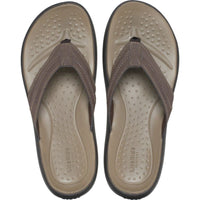 Crocs Men Mens Crocs Mens Brown Yukon Vista II LR Flip 209332-206