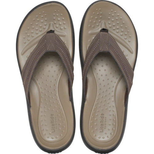 Crocs Men Mens Crocs Mens Brown Yukon Vista II LR Flip 209332-206