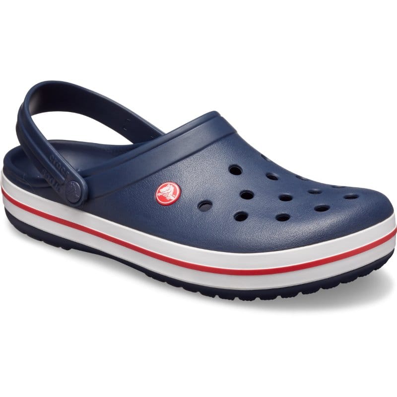 Crocs Men Mens NAVY / 8UK Crocs Mens Navy Crocband Slip On Comfort Clog - 11016-410