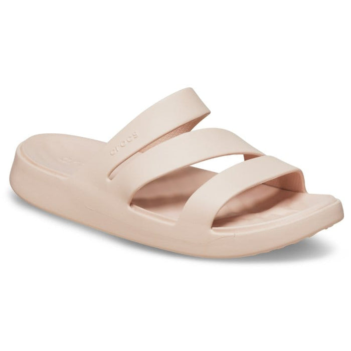 Crocs Womens BEIGE / 3UK Crocs Womens Beige Getaway Strappy Sandals 209587-6UR