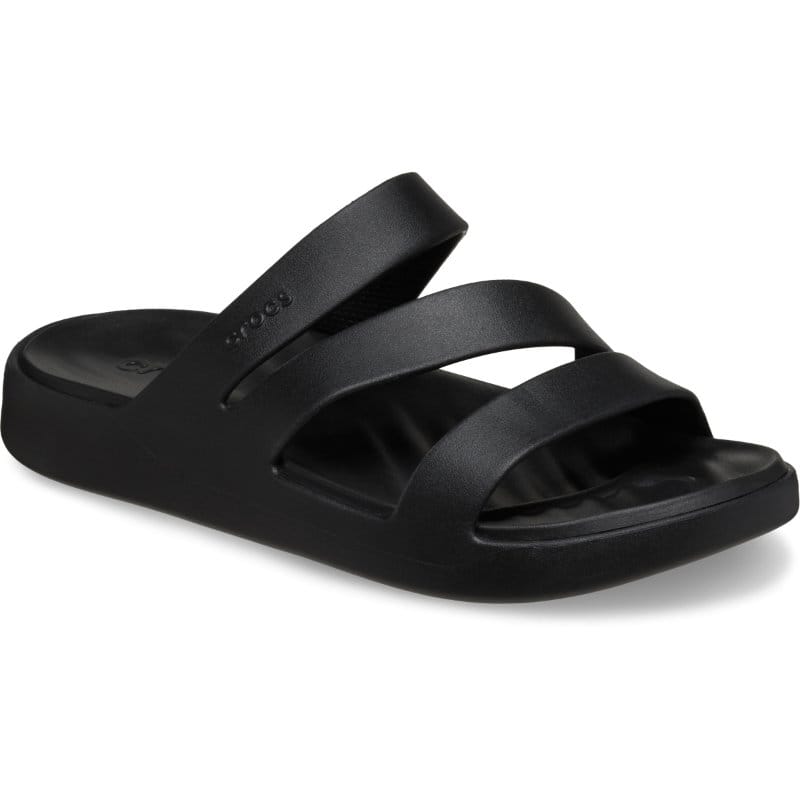 Crocs Womens BLACK / 4UK Crocs Womens Black Getaway Strappy Sandals 209587-001