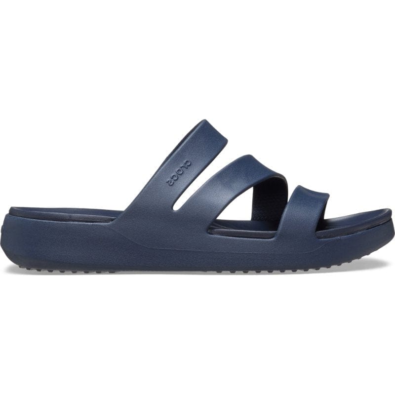 Crocs Womens BLUE / 3UK Crocs Womens Blue Strappy Sandals 209587_410