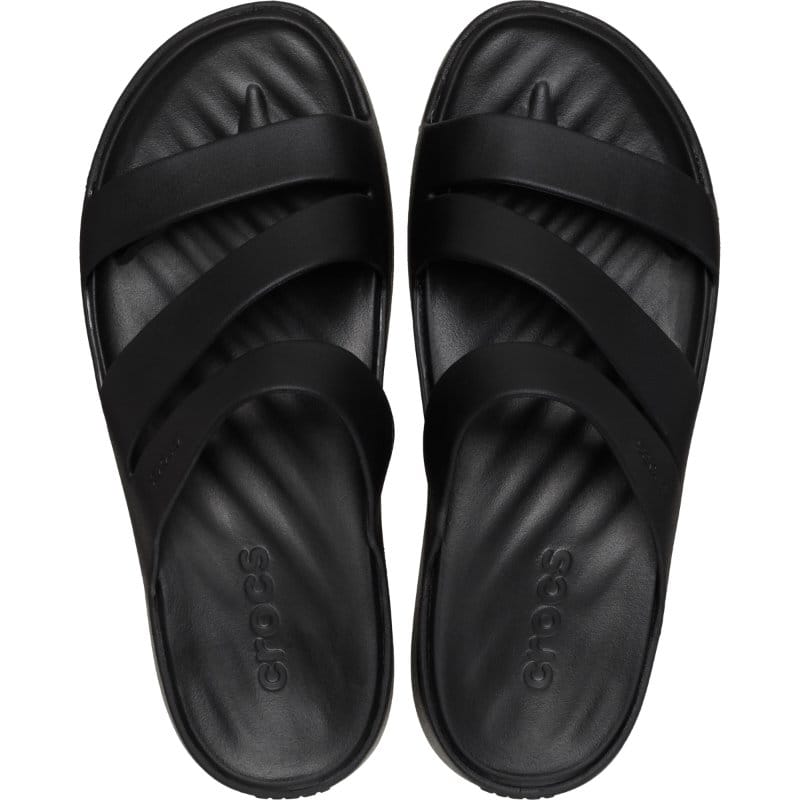Crocs Womens Crocs Womens Black Getaway Strappy Sandals 209587-001