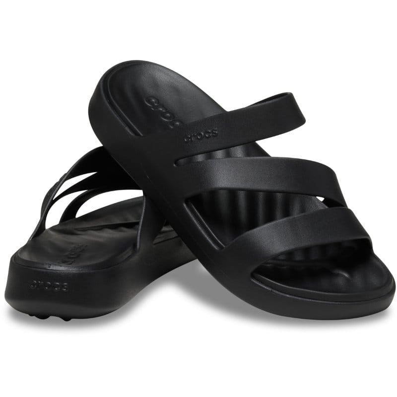 Crocs Womens Crocs Womens Black Getaway Strappy Sandals 209587-001