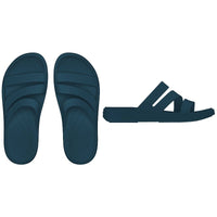 Crocs Womens Crocs Womens Blue Strappy Sandals 209587_410