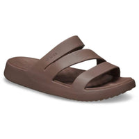 Crocs Womens Crocs Womens Brown Getaway Strappy Sandals 209587-0LF