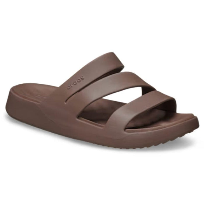 Crocs Womens Crocs Womens Brown Getaway Strappy Sandals 209587-0LF