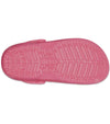 Crocs Womens Crocs Womens Classic Lined Slip On Hyper Pink Clog 203591-6VZ
