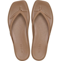 Crocs Womens Crocs Womens Dark Nude Miami Flip 211435-2JJ