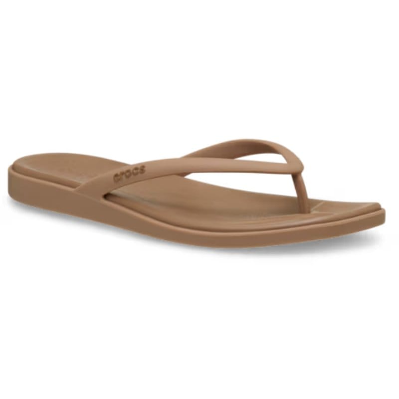 Crocs Womens Crocs Womens Dark Nude Miami Flip 211435-2JJ