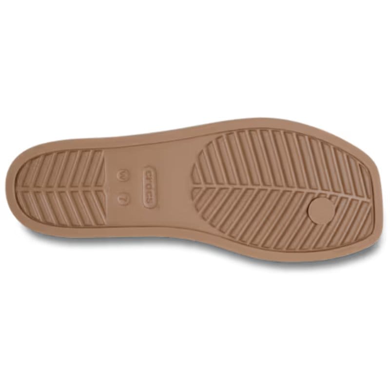 Crocs Womens Crocs Womens Dark Nude Miami Flip 211435-2JJ