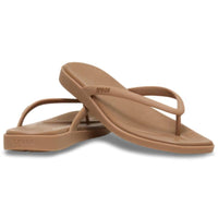 Crocs Womens Crocs Womens Dark Nude Miami Flip 211435-2JJ