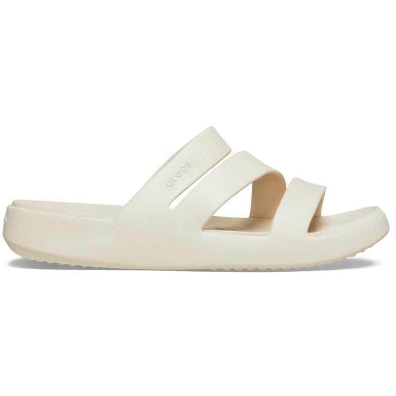 Crocs Womens Crocs Womens Off White Strappy Sandals 209587_160