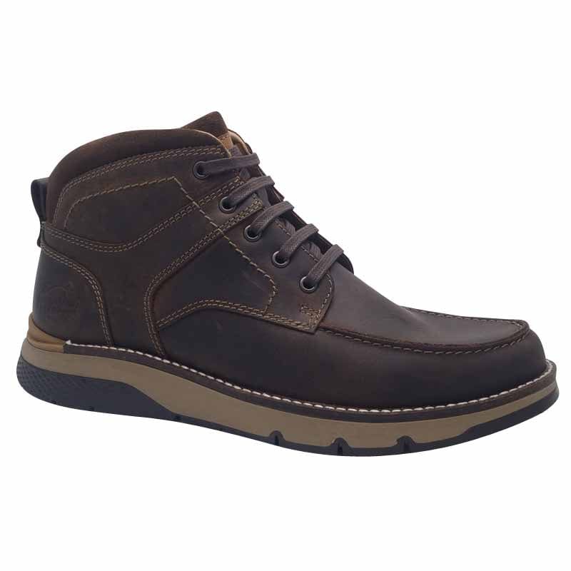 Dubarry Men Mens BROWN / 8UK Dubarry Mens Brown Mocassin Lace-Up Toe Ankle Boot - Semi